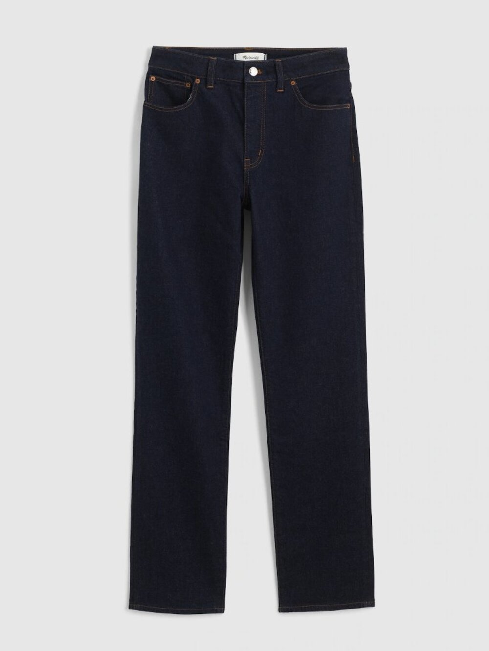 Madewell - The Curvy Jules Slim-Straight Jean in Rinse Wash - 32
